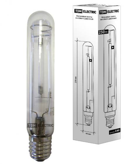 Лампа натриевая высокого давления ДНаТ 250 Вт Е40 TDM