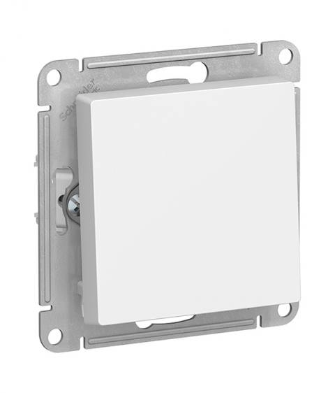Механизм выключателя с самовозвратом, сх.1, 10АХ, Schneider Electric ATLASDESIGN, цвет белый